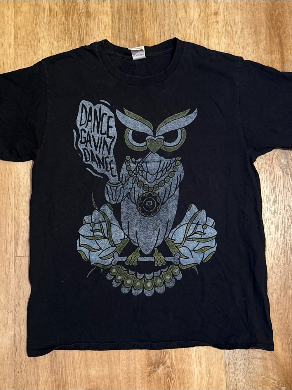 Dance Gavin Dance T Shirt Medium Chucky Giant Owl Rock Music Band Tee Black Med